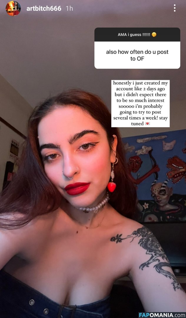 artbitch666 / huhlaynuh Обнажённый OnlyFans  Утёкшее фото #2