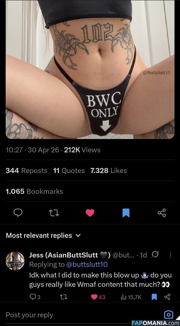 butt_slut / butt_slutt / buttslutt10 Обнажённый OnlyFans  Утёкшее фото #1