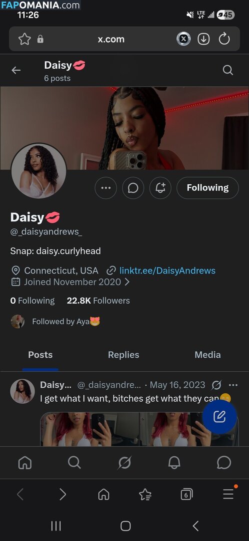 _daisy.andrews_ / _daisyandrews_ / brandivandrews Обнажённый OnlyFans  Утёкшее фото #1