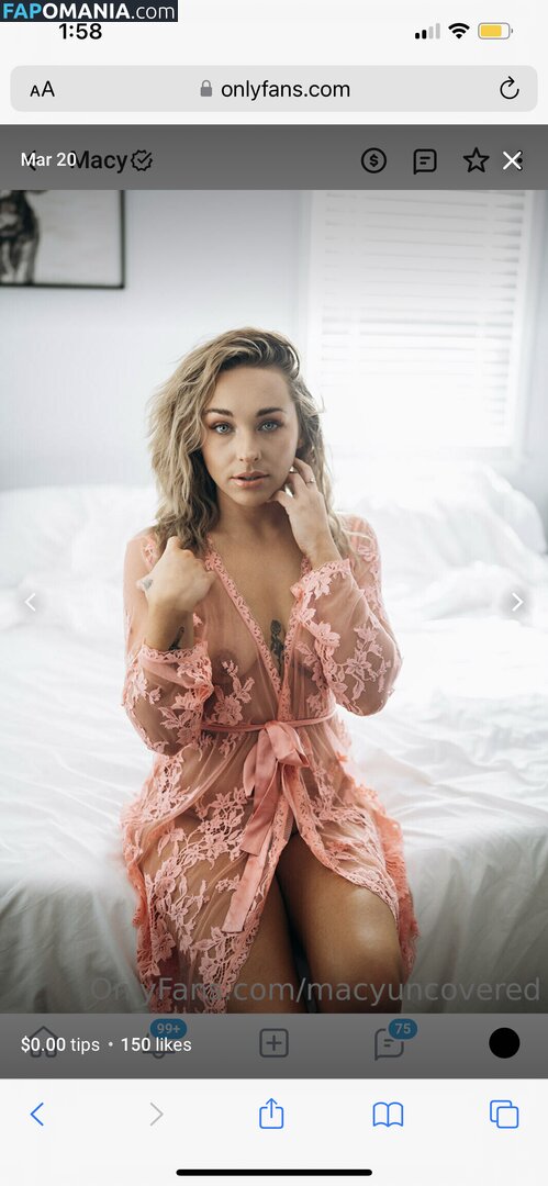 macynicolewalker / macyuncovered Обнажённый OnlyFans  Утёкшее фото #1