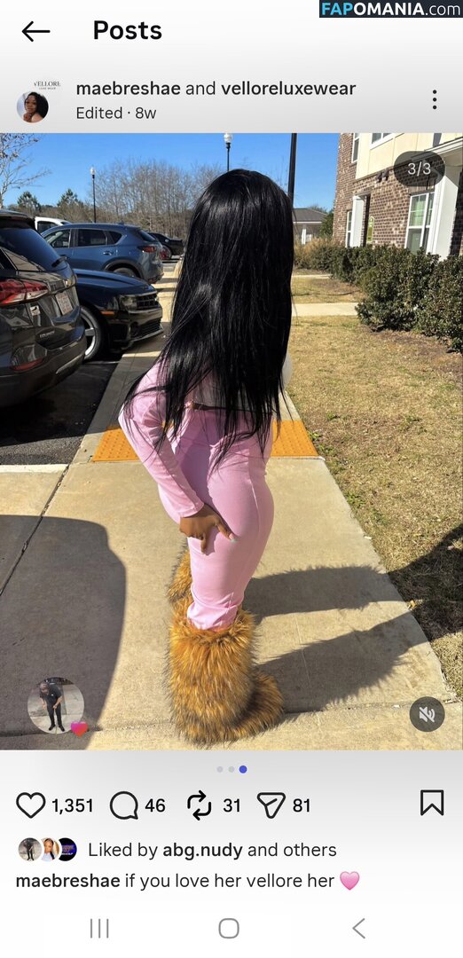 Maebreshae / nofilterkay Обнажённый OnlyFans  Утёкшее фото #3