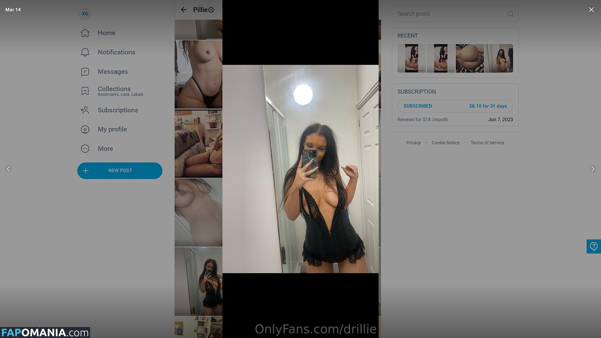 Pillie Обнажённый OnlyFans  Утёкшее фото #7