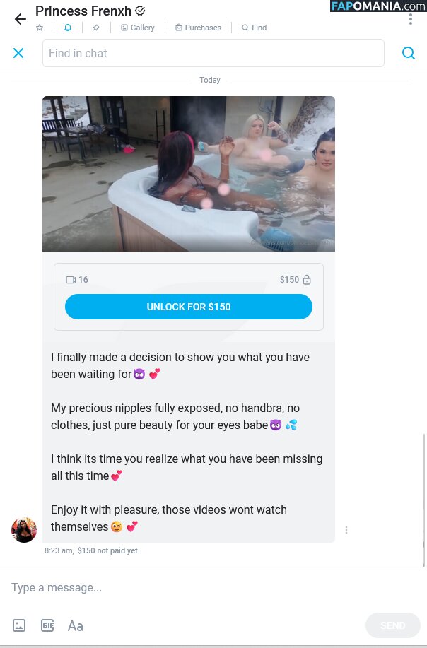 PrincessFrenxh / princesssfrenxh Обнажённый OnlyFans  Утёкшее фото #1