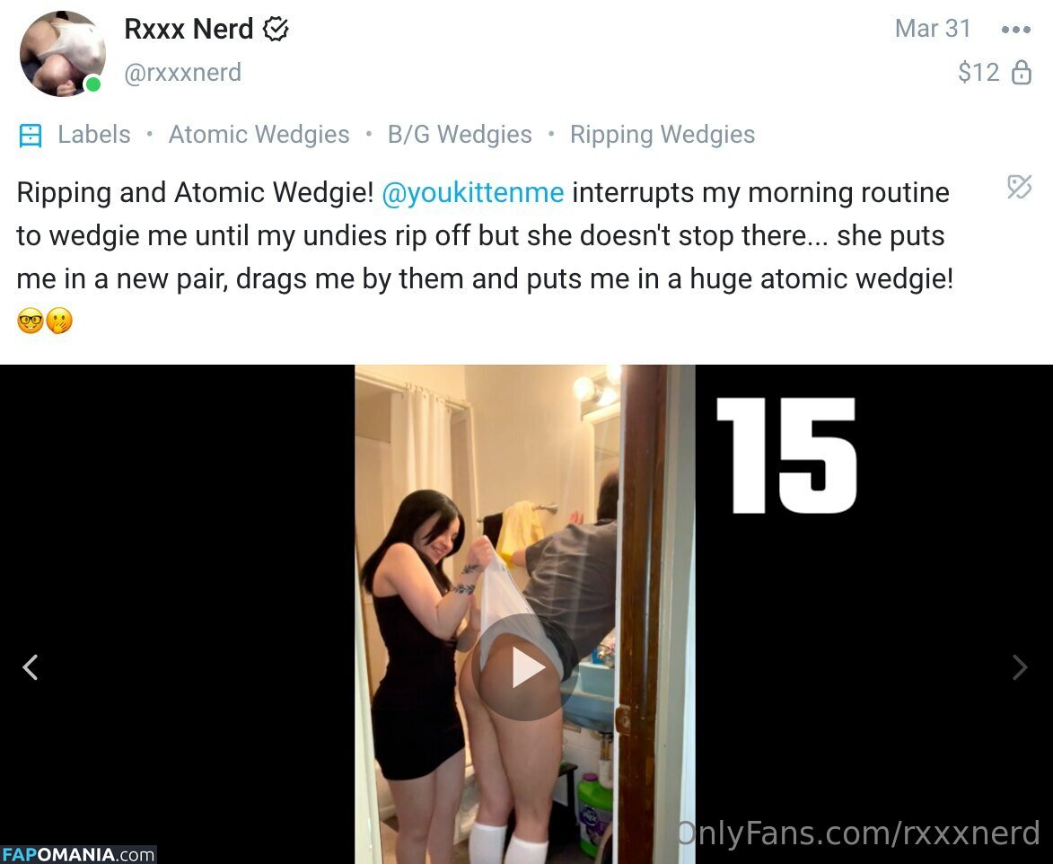 rxxnne25 / rxxxnerd Обнажённый OnlyFans  Утёкшее фото #7